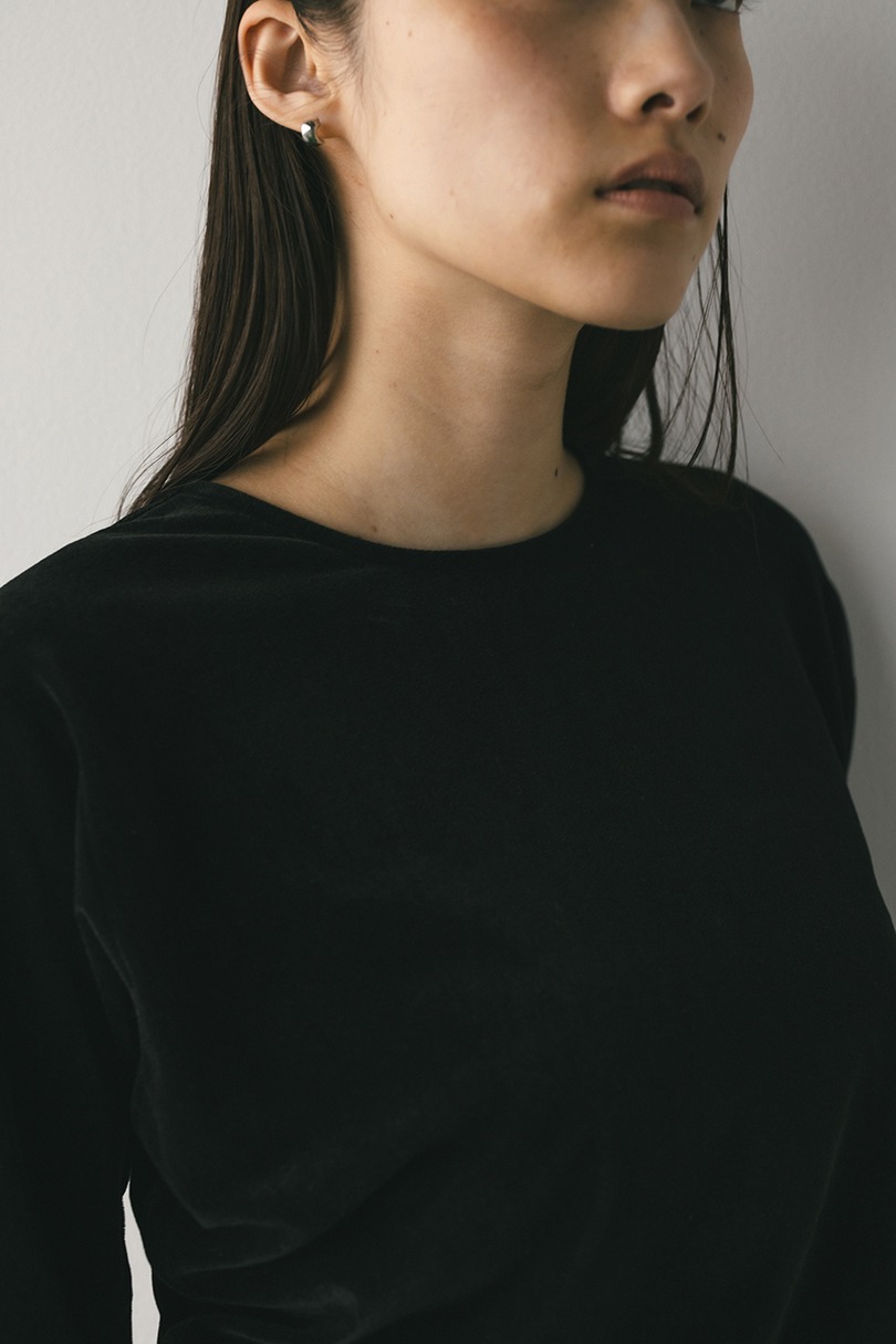 メッシュベロアロンT 詳細画像 BLK 5