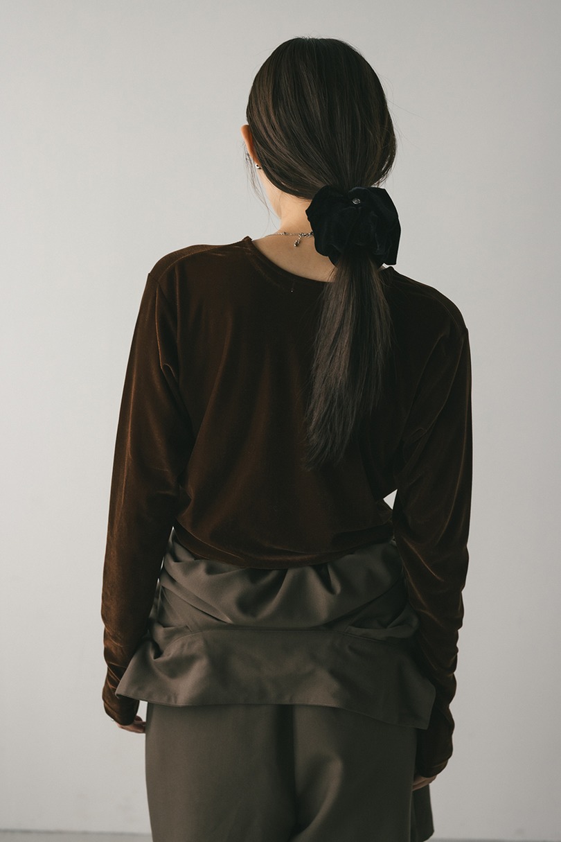 メッシュベロアロンT 詳細画像 BRN 6