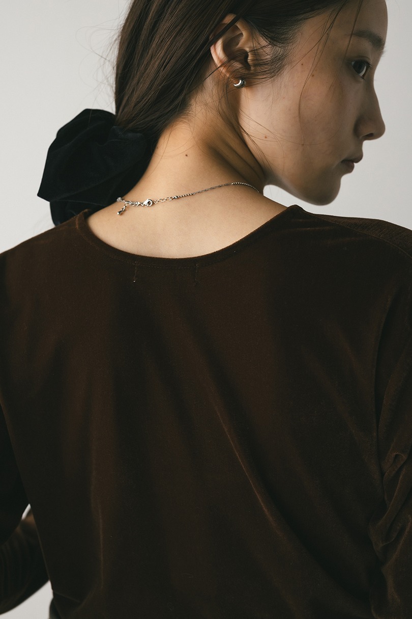 メッシュベロアロンT 詳細画像 BRN 7