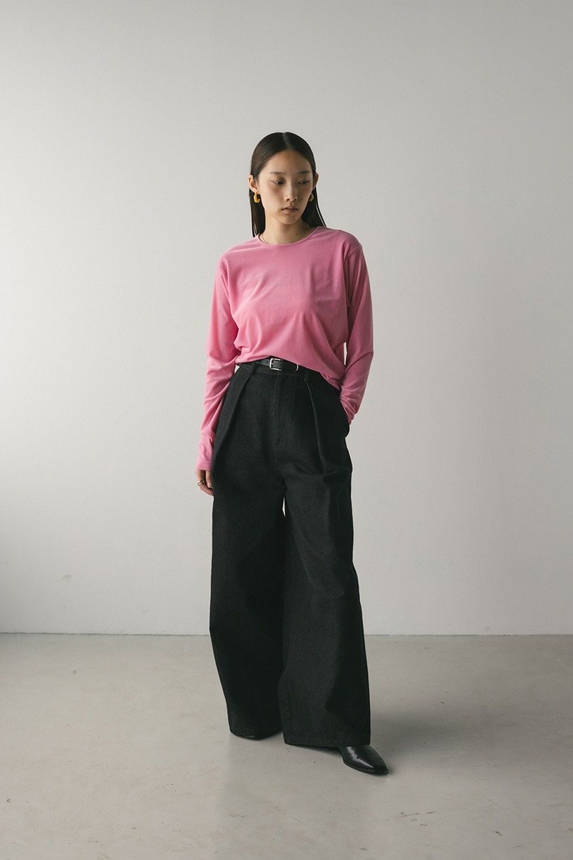 メッシュベロアロンT 詳細画像 PNK 2