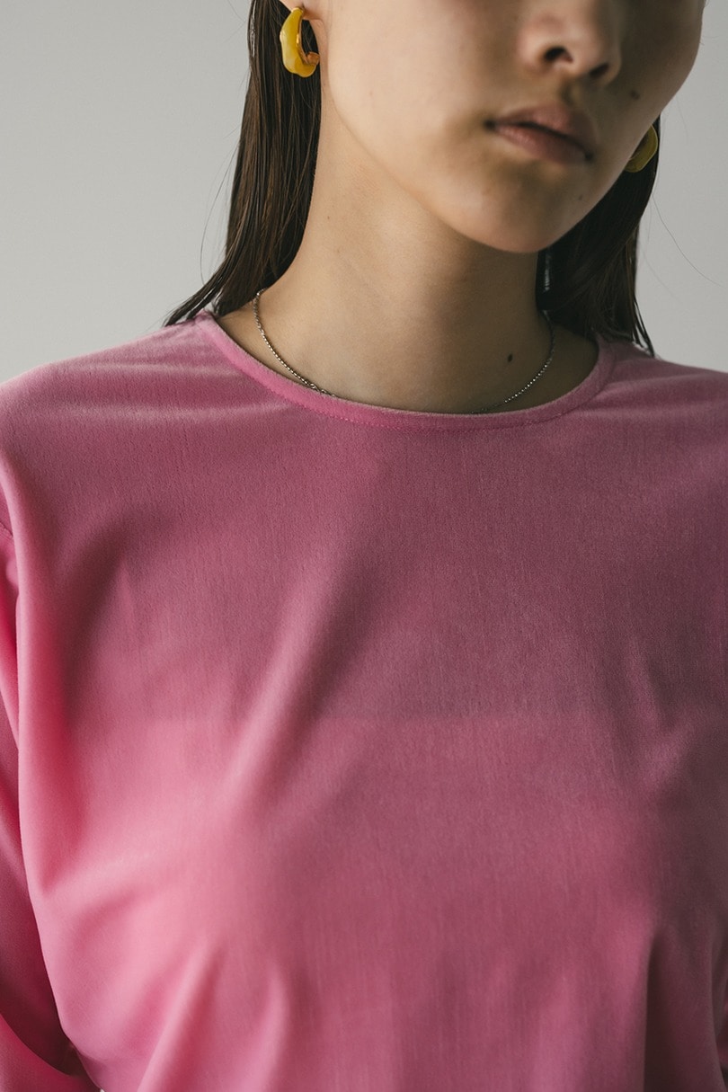 メッシュベロアロンT 詳細画像 PNK 6