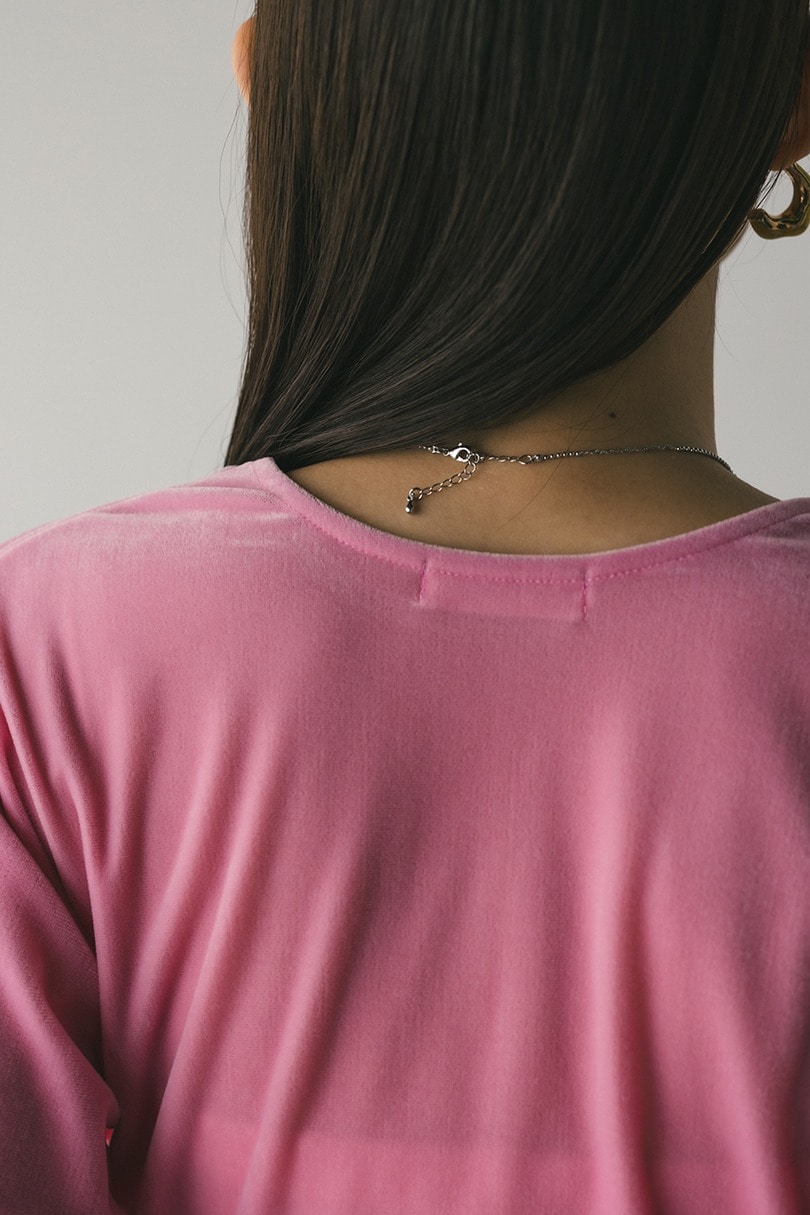 メッシュベロアロンT 詳細画像 PNK 7