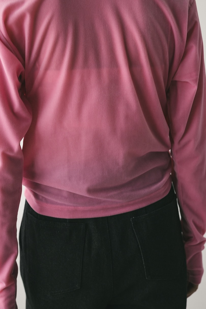 メッシュベロアロンT 詳細画像 PNK 9