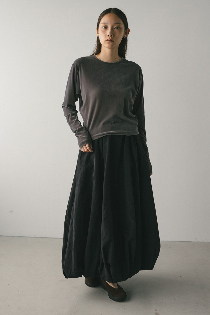 メッシュベロアロンT 詳細画像 GRY 3