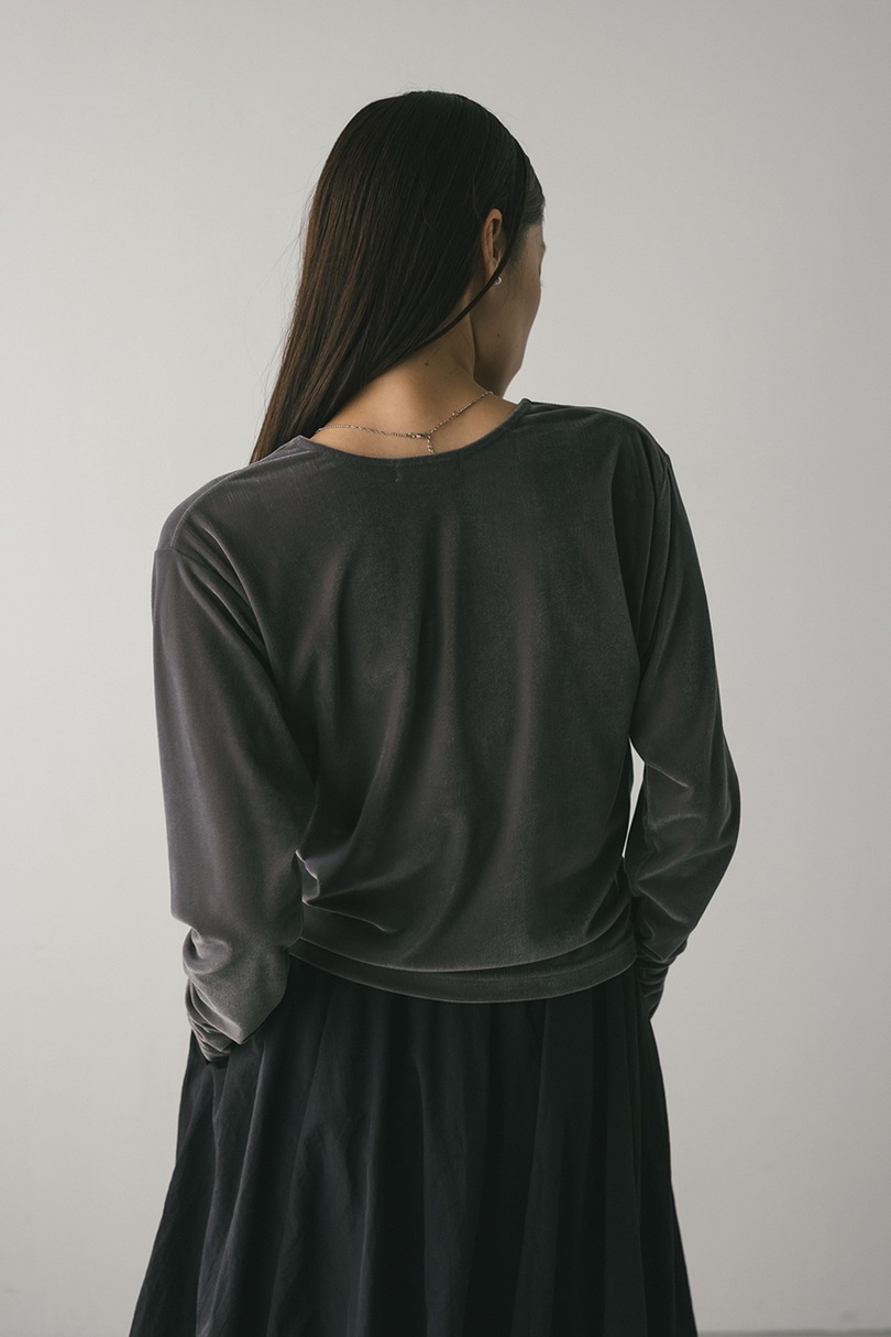 メッシュベロアロンT 詳細画像 GRY 6