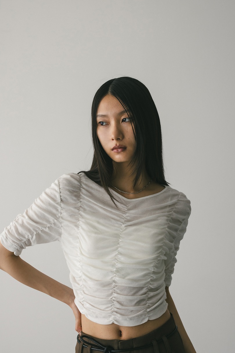 ランダムシャーリングトップ 詳細画像 WHT 5