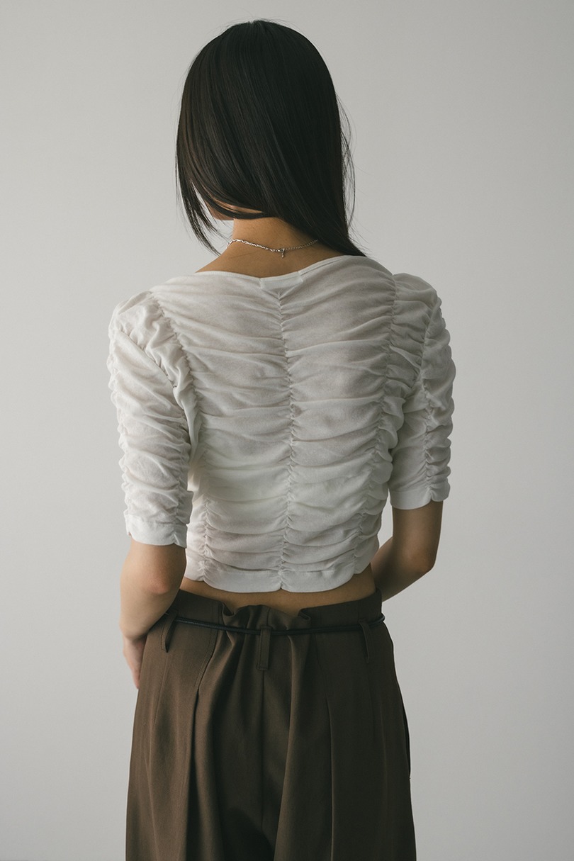 ランダムシャーリングトップ 詳細画像 WHT 7