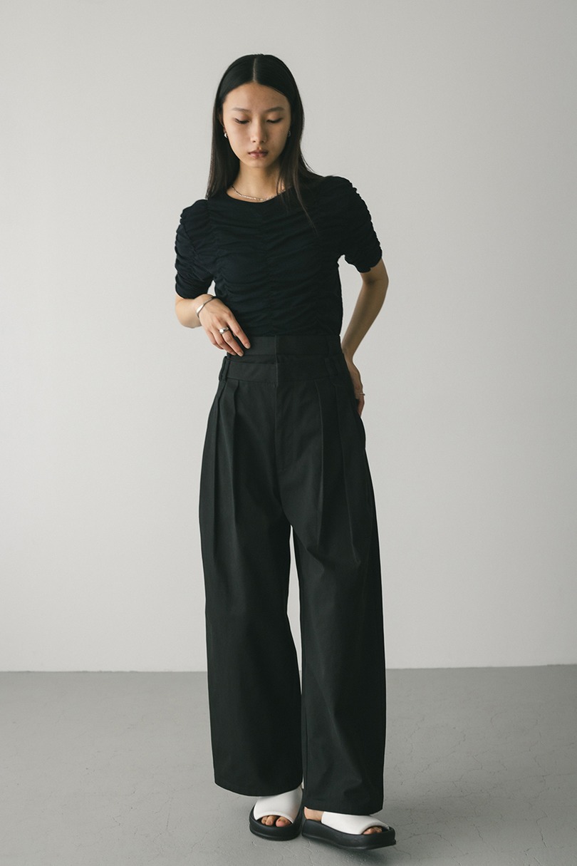 ランダムシャーリングトップ 詳細画像 BLK 2