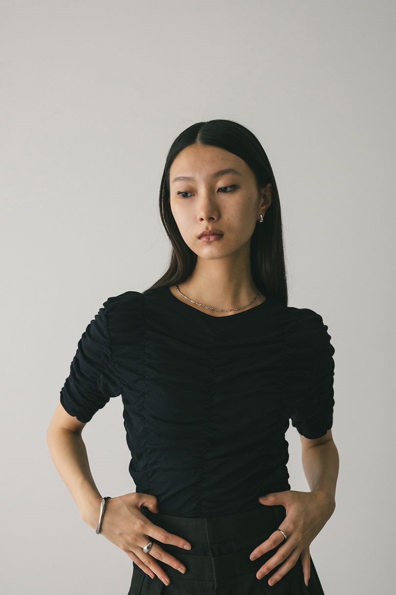 ランダムシャーリングトップ 詳細画像 BLK 4