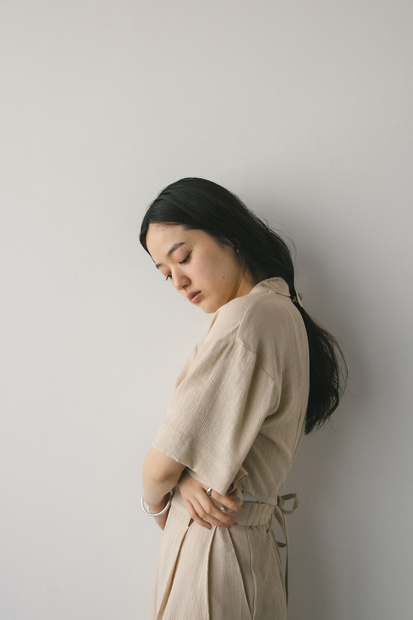 バックオープンワッシャーシャツ 詳細画像 BEG 10