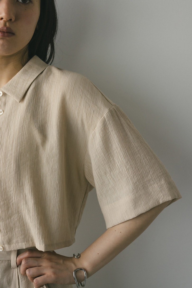 バックオープンワッシャーシャツ 詳細画像 BEG 13