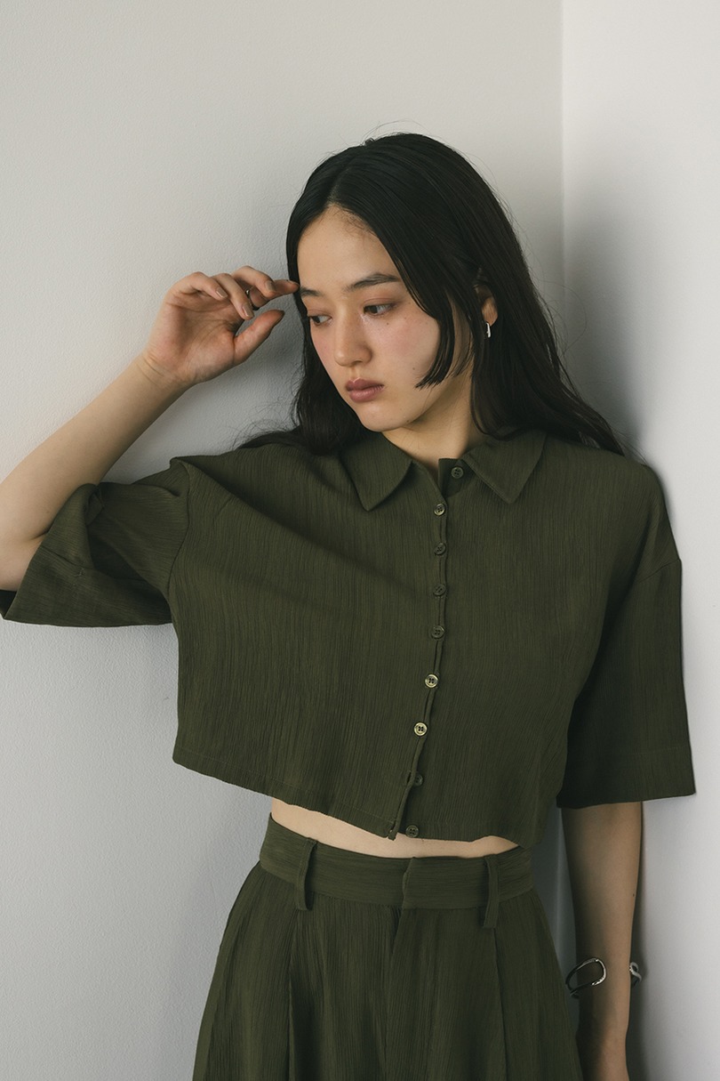 バックオープンワッシャーシャツ 詳細画像 KHA 10