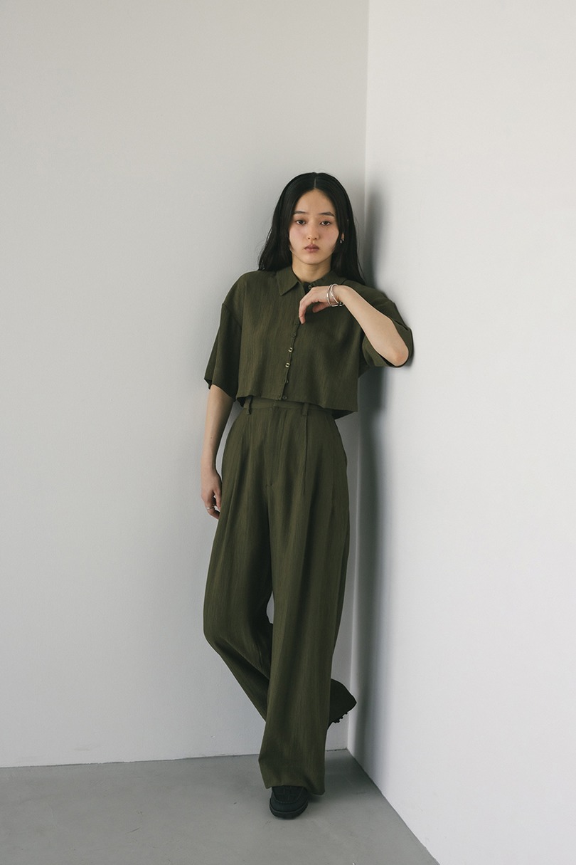 バックオープンワッシャーシャツ 詳細画像 KHA 2