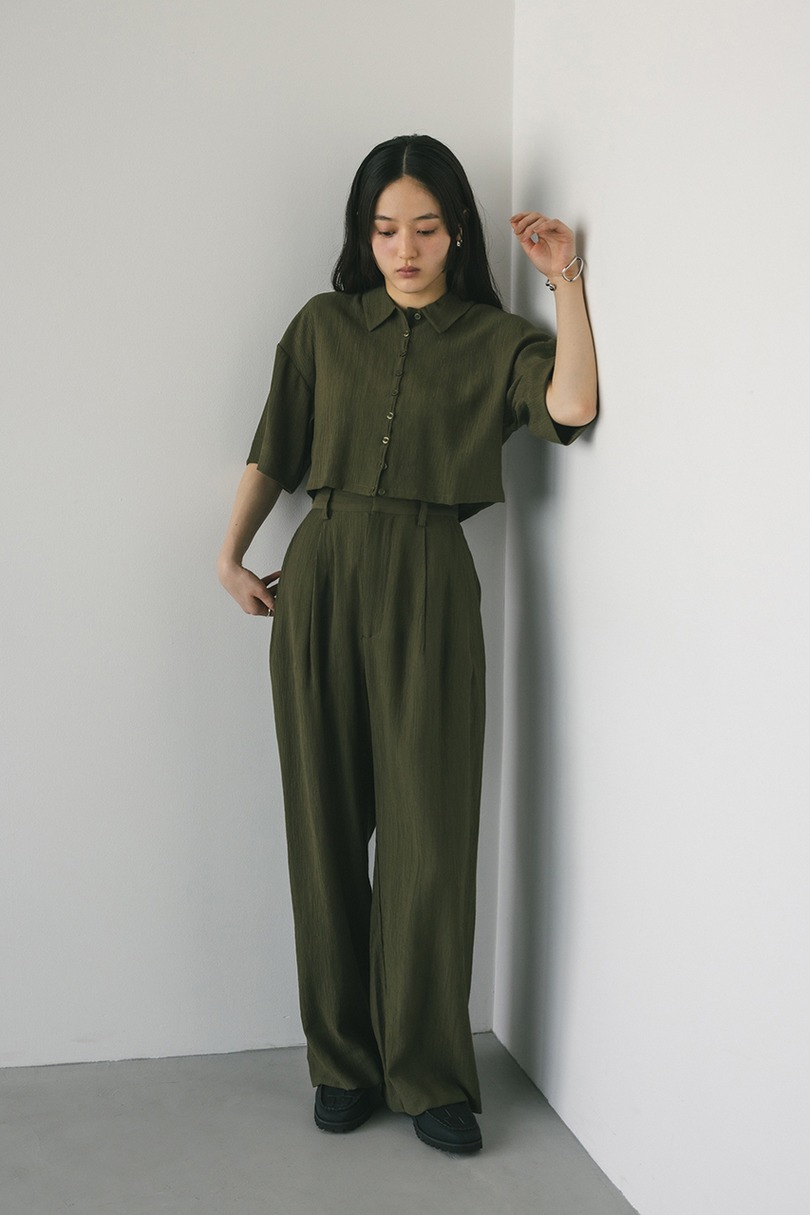 バックオープンワッシャーシャツ 詳細画像 KHA 3