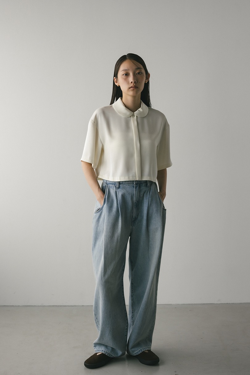 サークルカラーサテンショートシャツ 詳細画像 IVOY 2