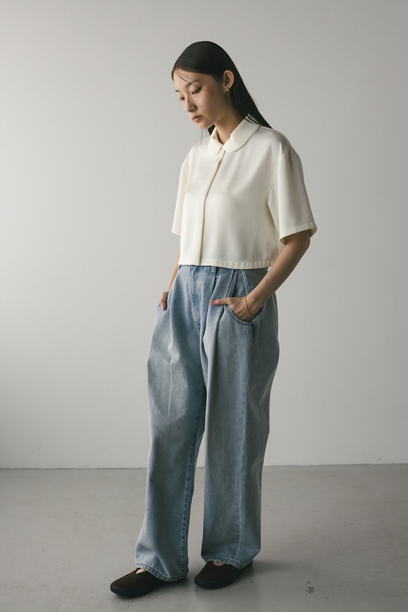 サークルカラーサテンショートシャツ 詳細画像 IVOY 3