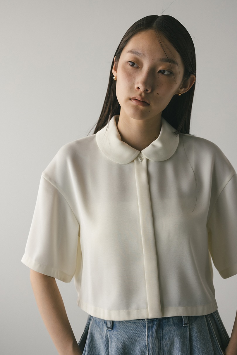 サークルカラーサテンショートシャツ 詳細画像 IVOY 4