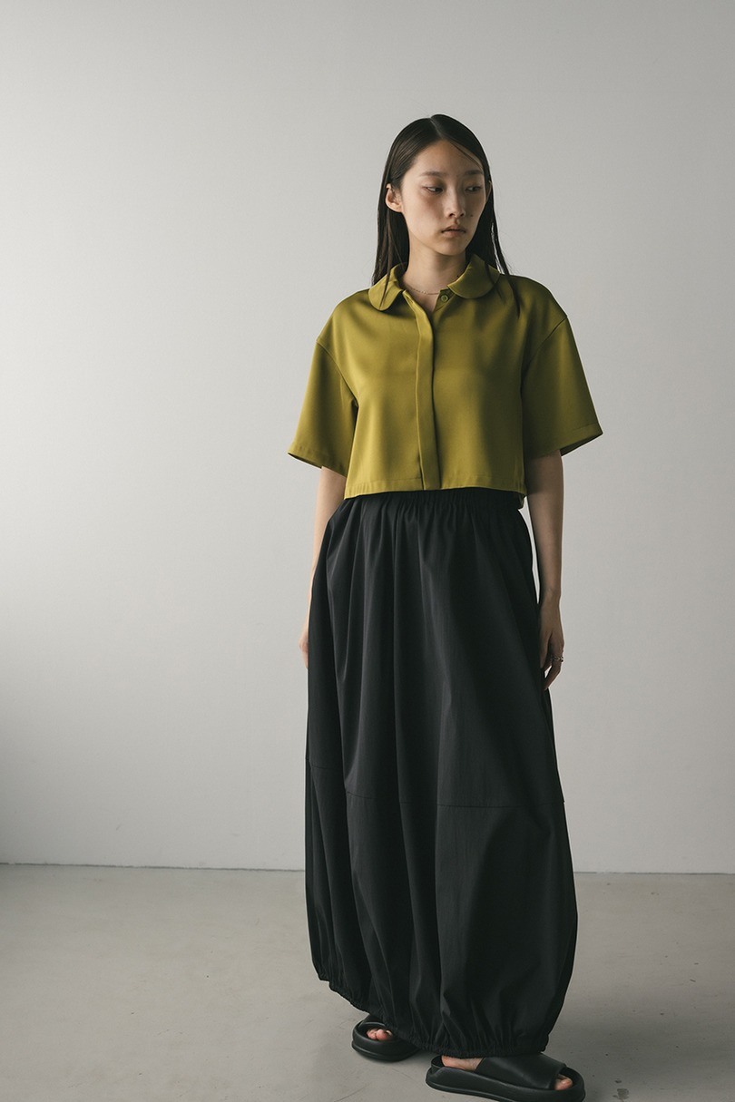 サークルカラーサテンショートシャツ 詳細画像 GRN 2