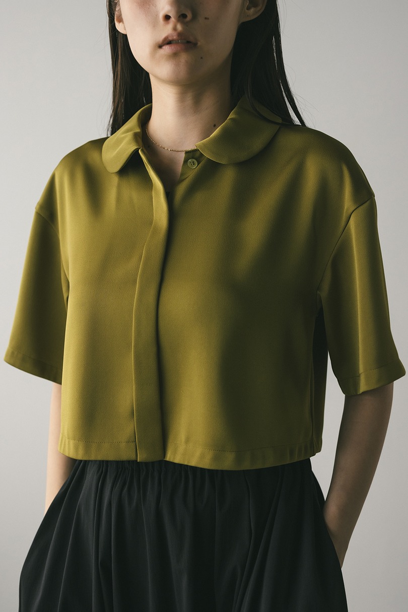 サークルカラーサテンショートシャツ 詳細画像 GRN 4