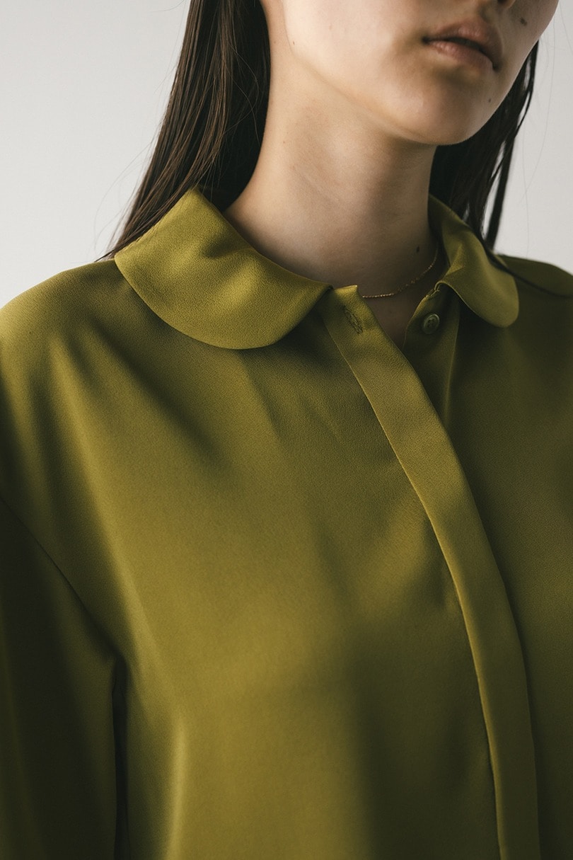 サークルカラーサテンショートシャツ 詳細画像 GRN 8