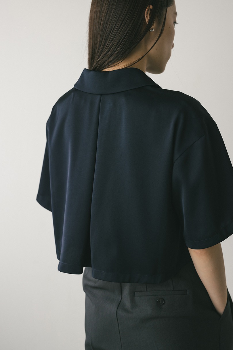 サークルカラーサテンショートシャツ 詳細画像 NVY 10