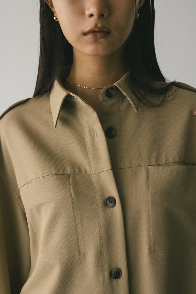 エポレットビッグシャツ 詳細画像 BEG 5