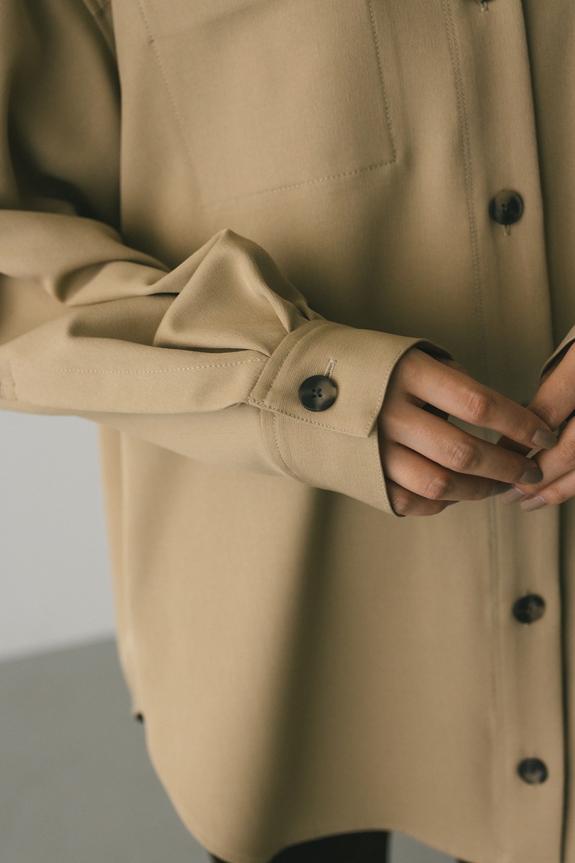 エポレットビッグシャツ 詳細画像 BEG 8