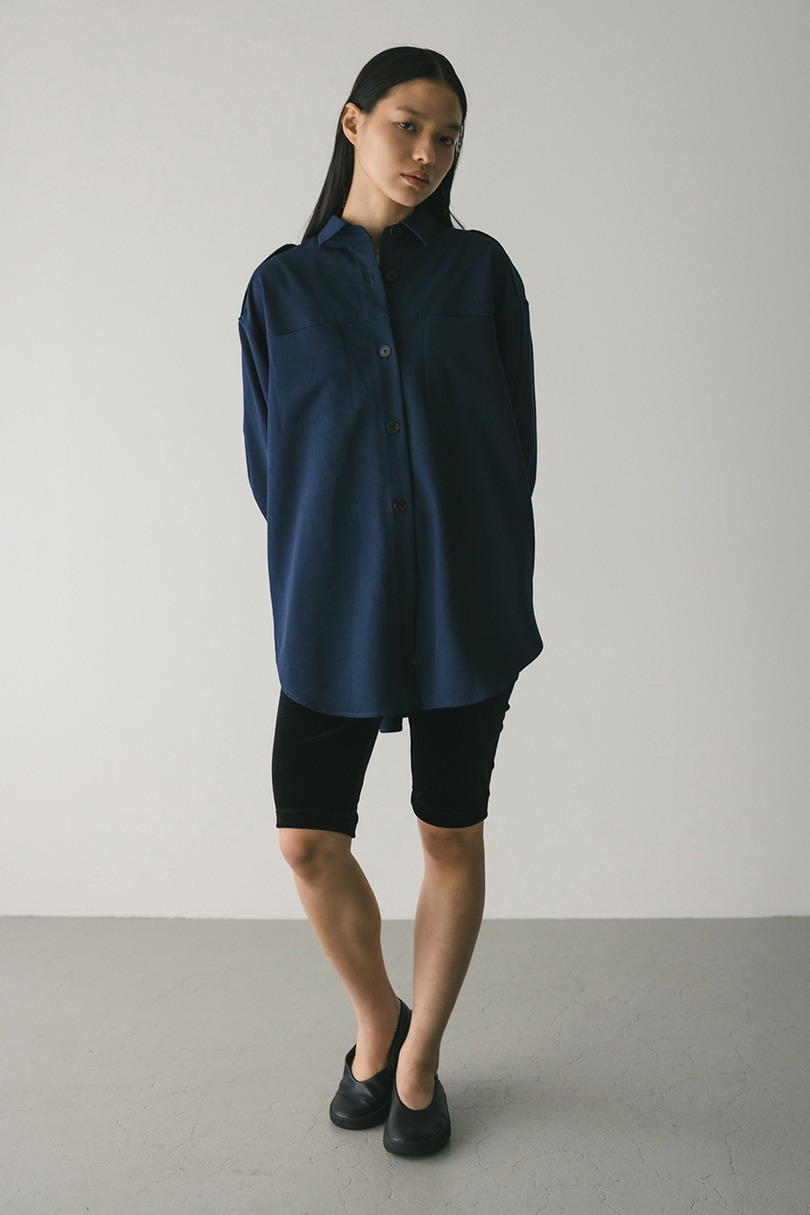 エポレットビッグシャツ 詳細画像 NVY 2
