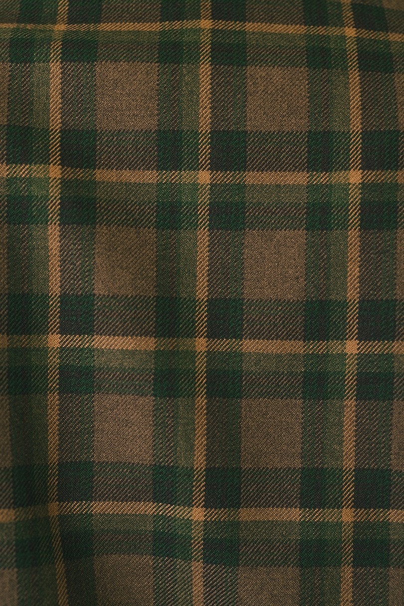 パワーショルダーチェックシャツ 詳細画像 BRN 12