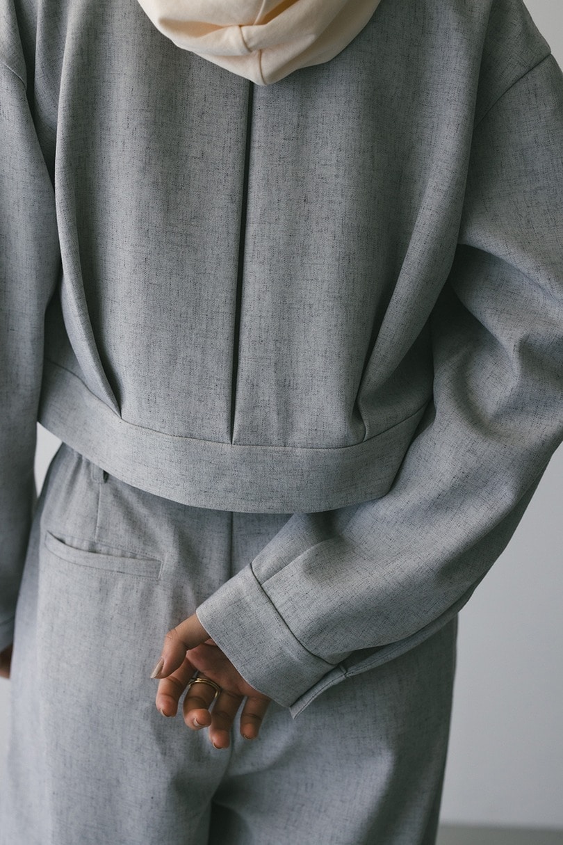 メランジショートシャツ 詳細画像 L/GRY 12