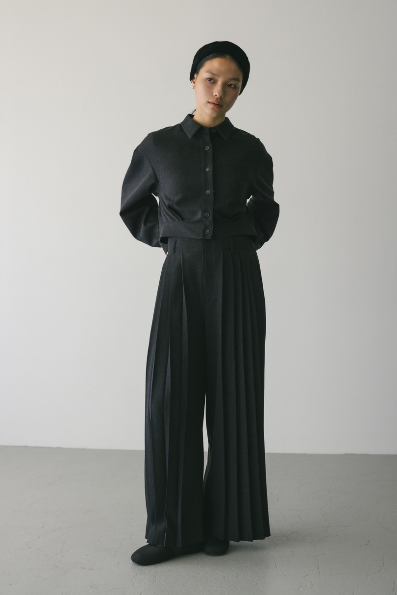 メランジショートシャツ 詳細画像 C.GRY 2