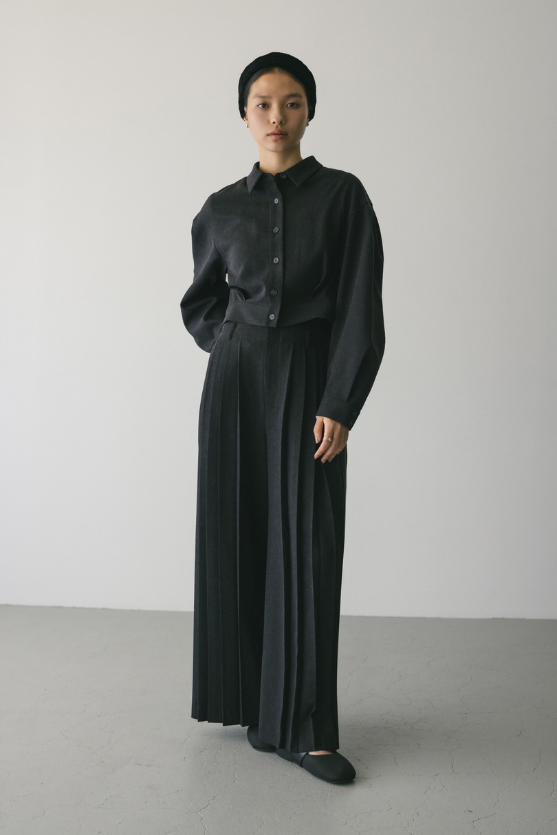 メランジショートシャツ 詳細画像 C.GRY 3