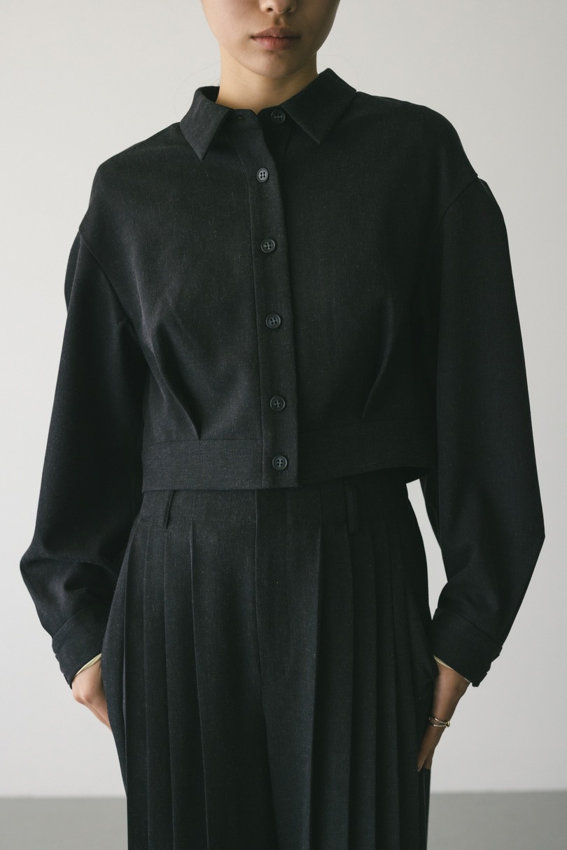 メランジショートシャツ 詳細画像 C.GRY 5