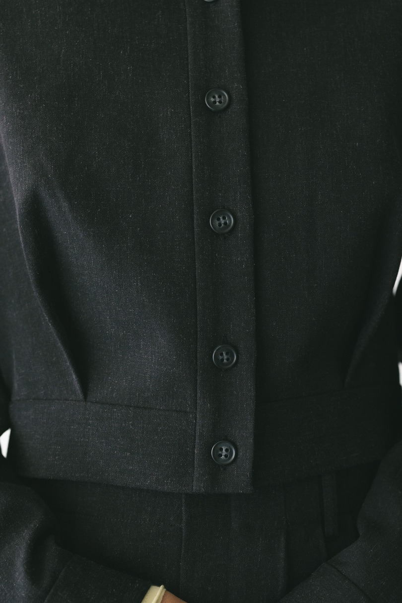 メランジショートシャツ 詳細画像 C.GRY 9