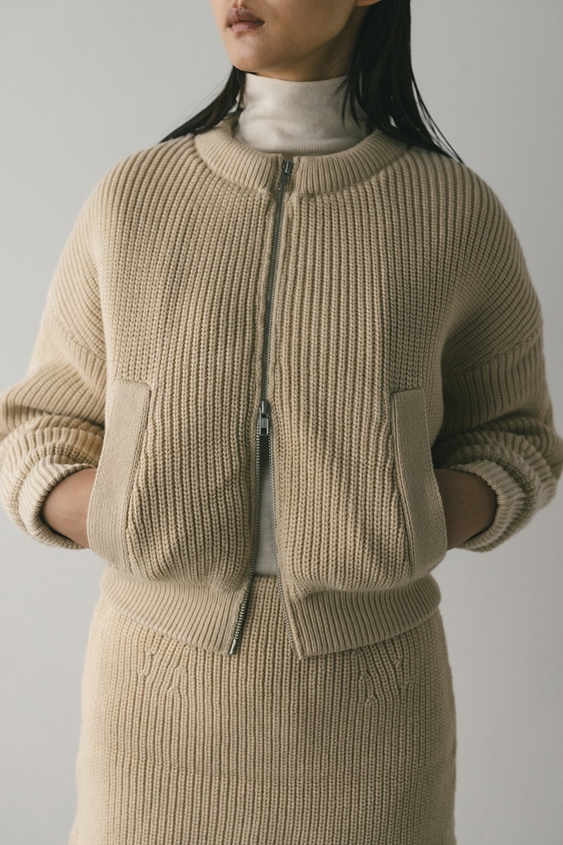 ニットパッファーブルゾン 詳細画像 IVOY 2