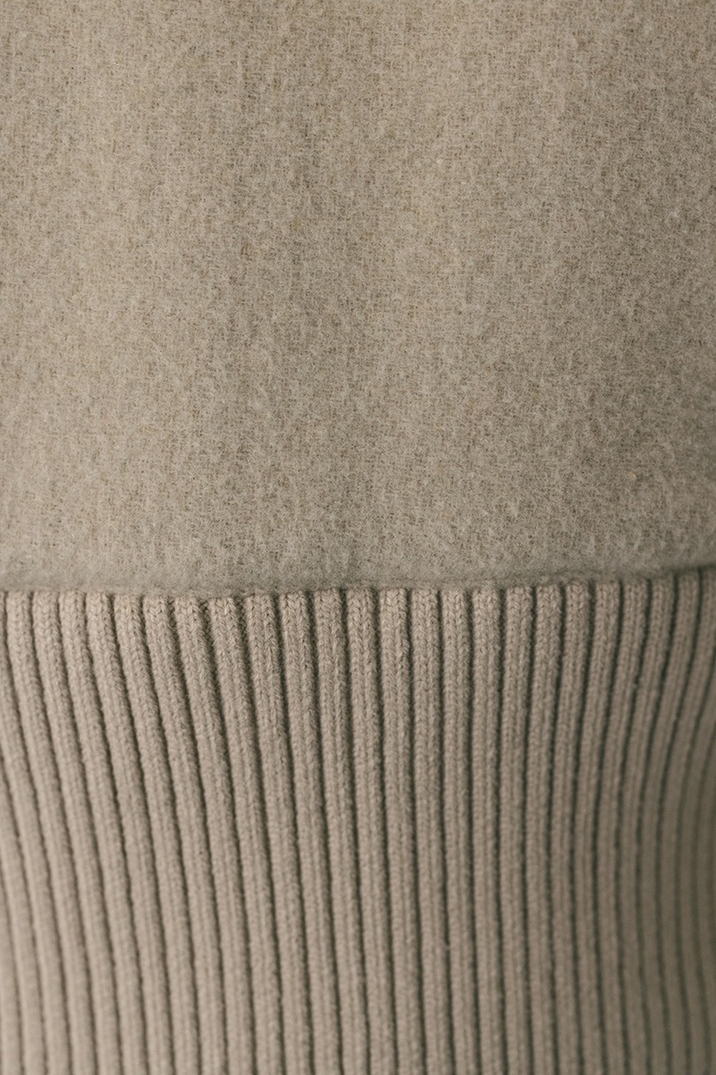 ワイドリブショートコート 詳細画像 L/BEG 12