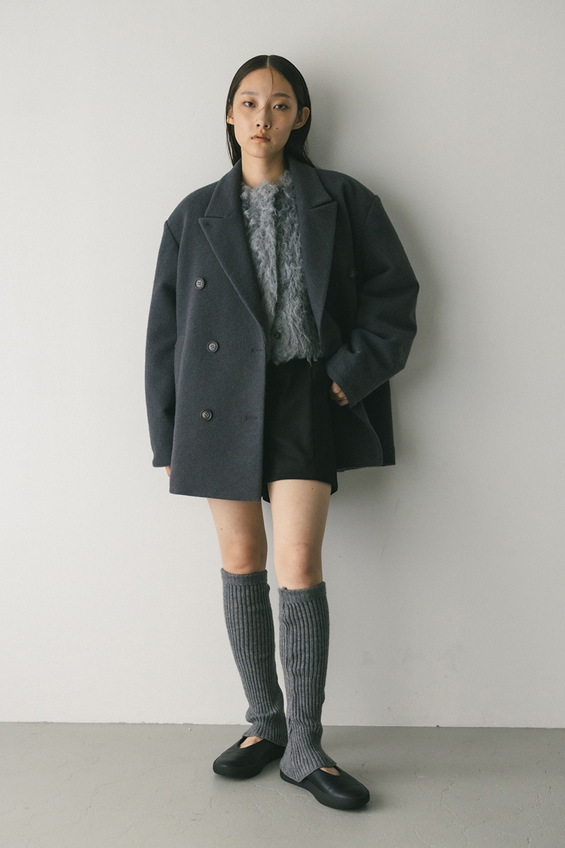 パワーショルダーPコート 詳細画像 C.GRY 2