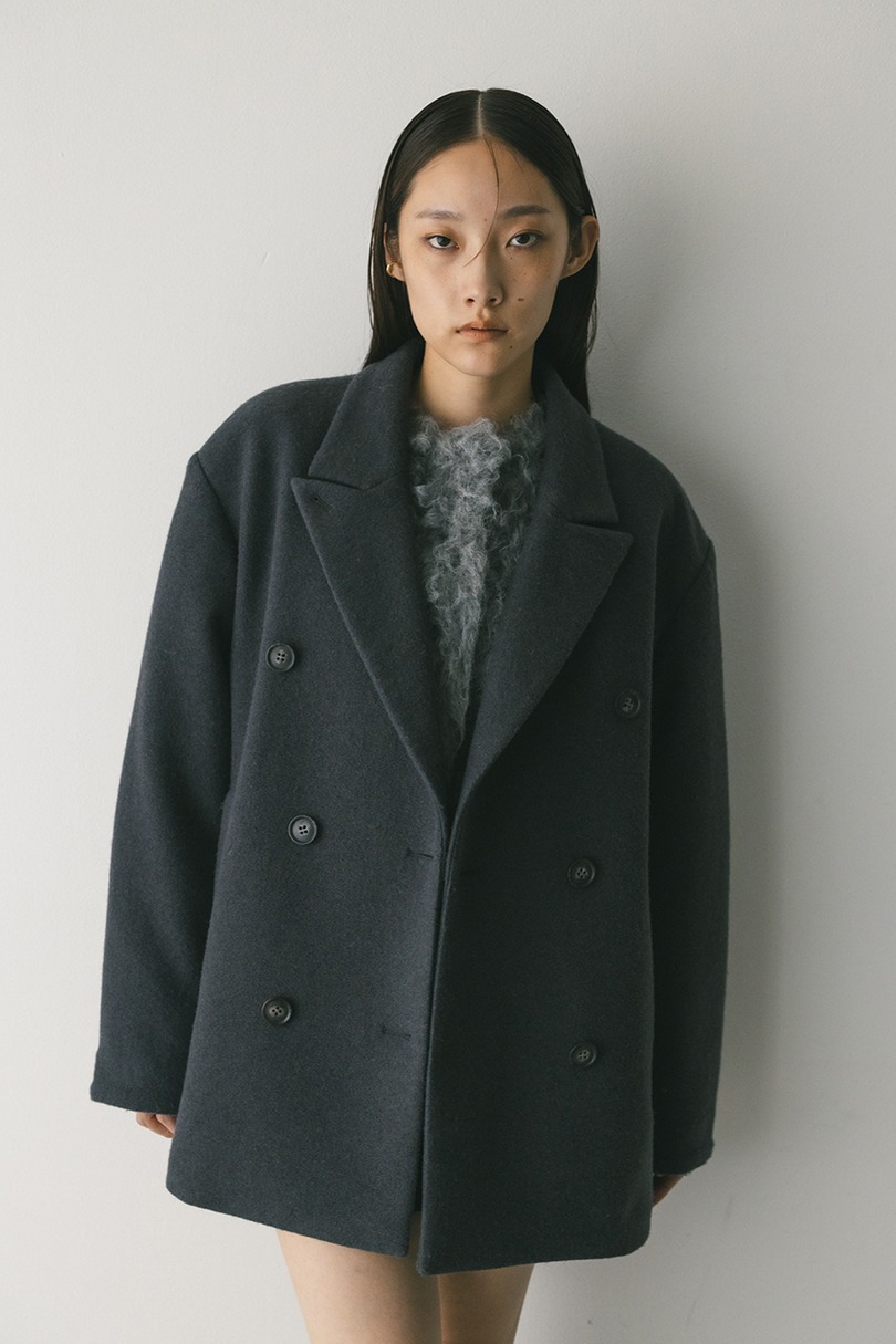 パワーショルダーPコート 詳細画像 C.GRY 3