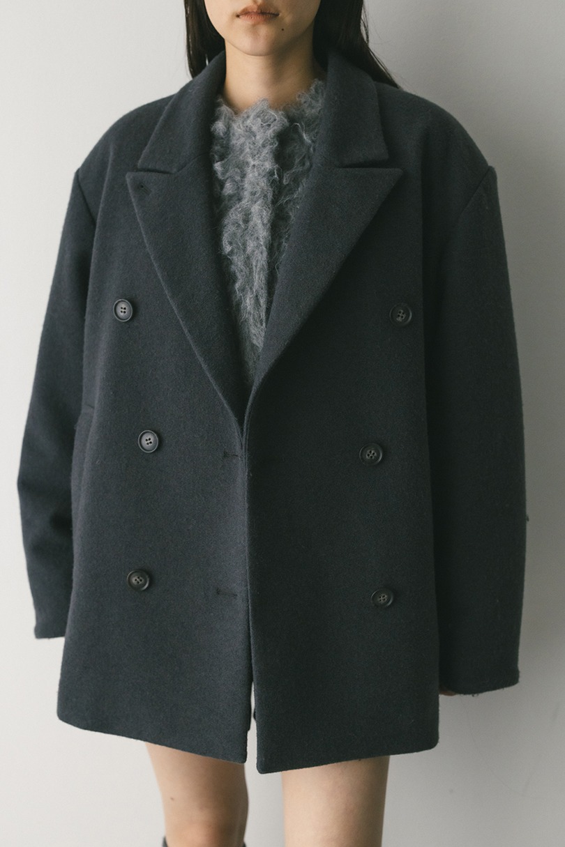 パワーショルダーPコート 詳細画像 C.GRY 4