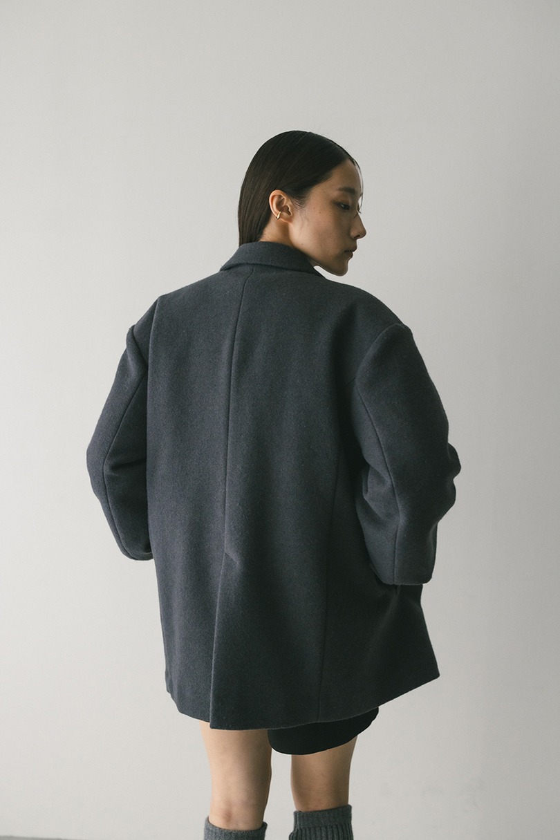 パワーショルダーPコート 詳細画像 C.GRY 9