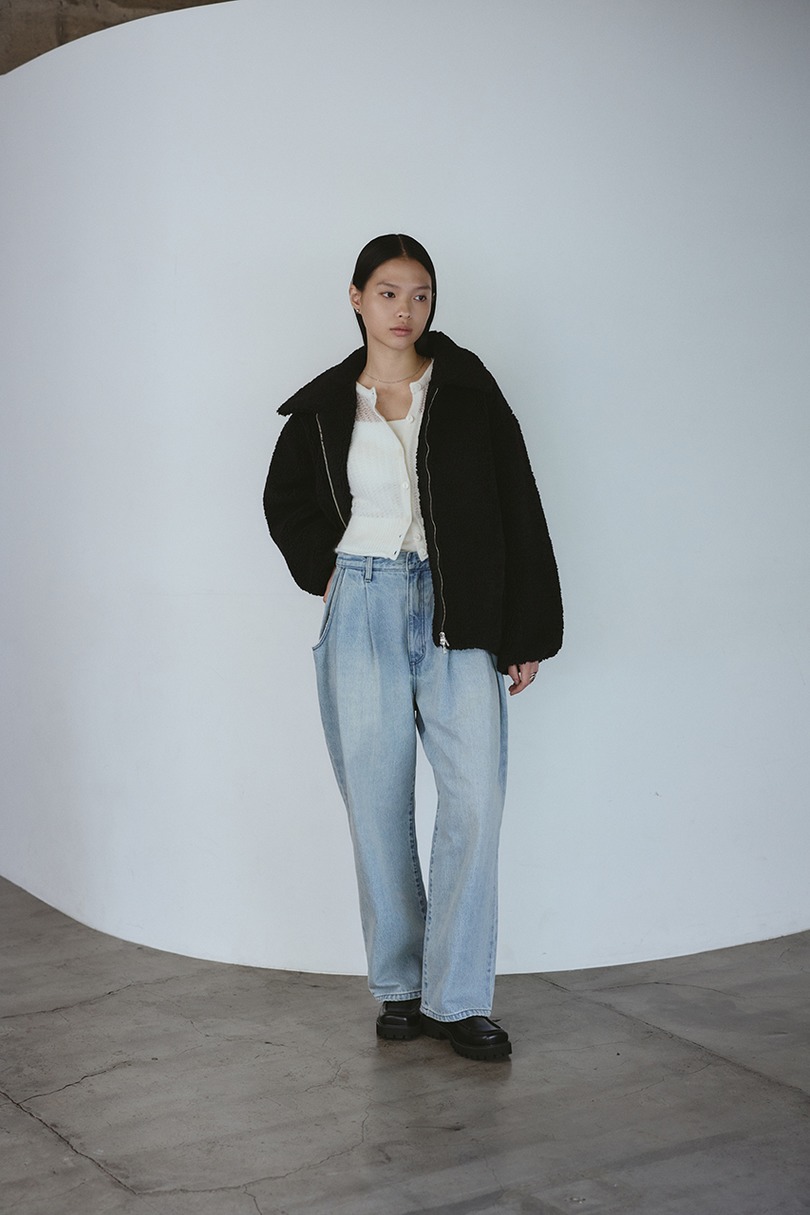 ボアブルゾン 詳細画像 BLK 5