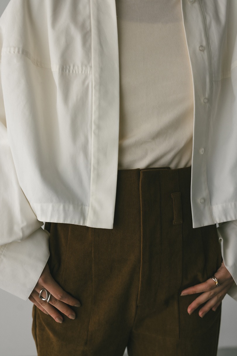 フォルムショートシャツ 詳細画像 WHT 12