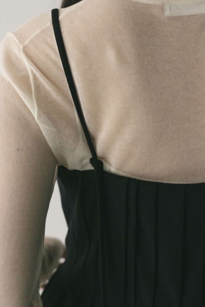 タッキングペプラムキャミ 詳細画像 BLK 10