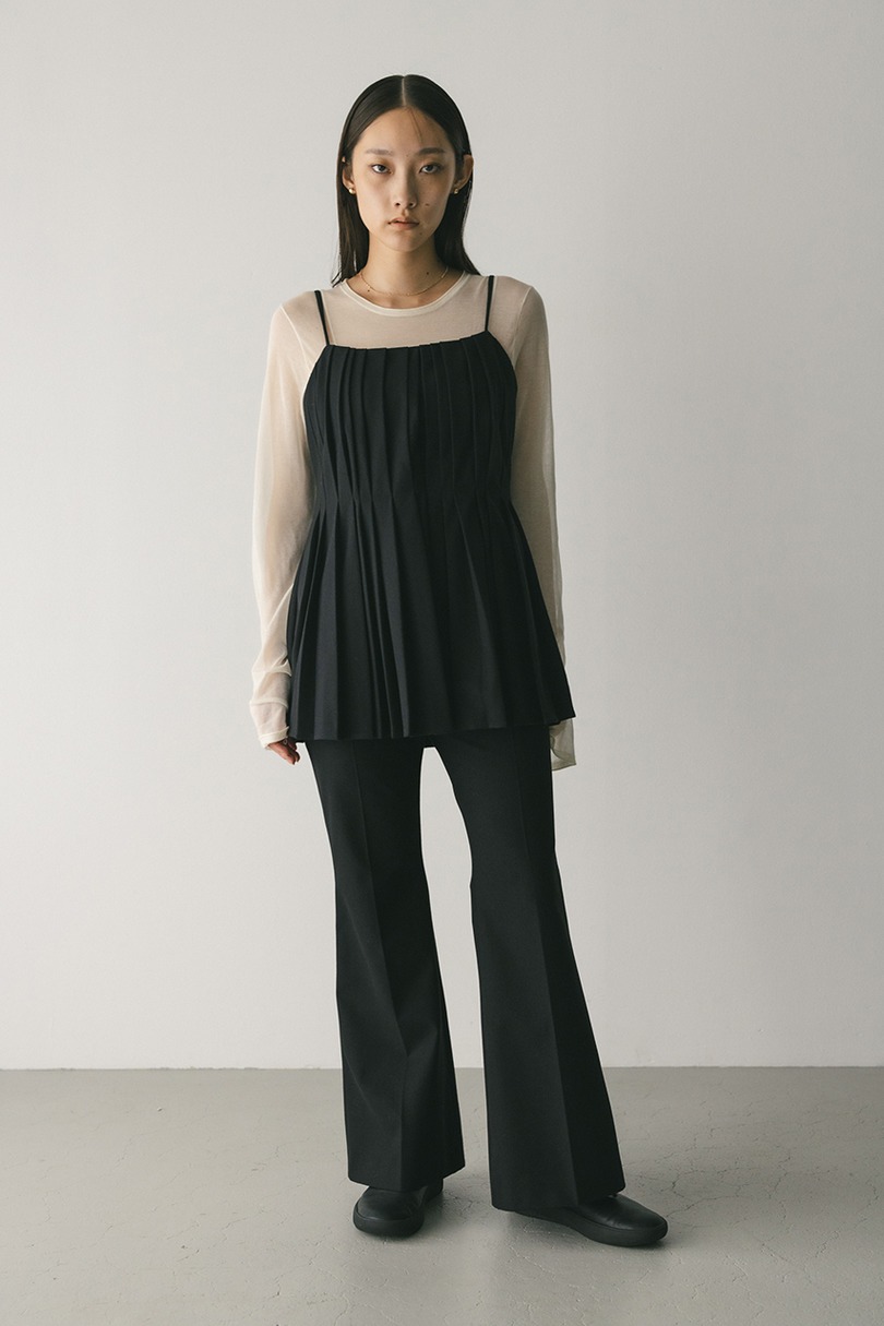 タッキングペプラムキャミ 詳細画像 BLK 3