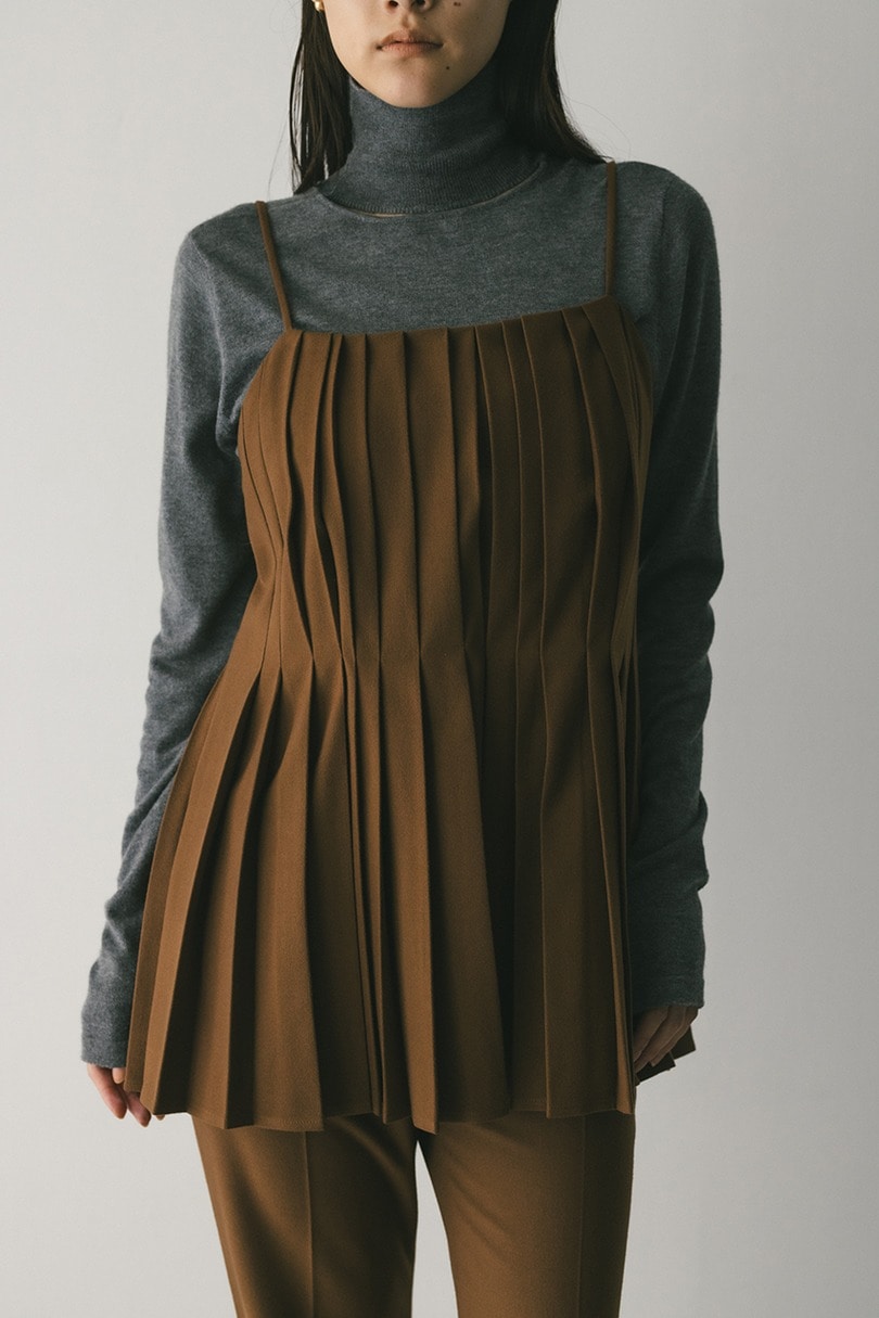 タッキングペプラムキャミ 詳細画像 BRN 3