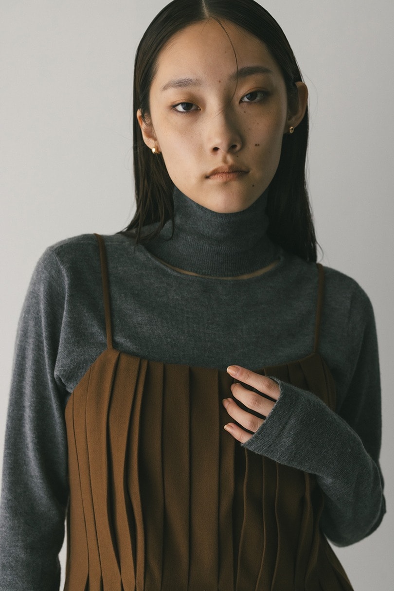 タッキングペプラムキャミ 詳細画像 BRN 4