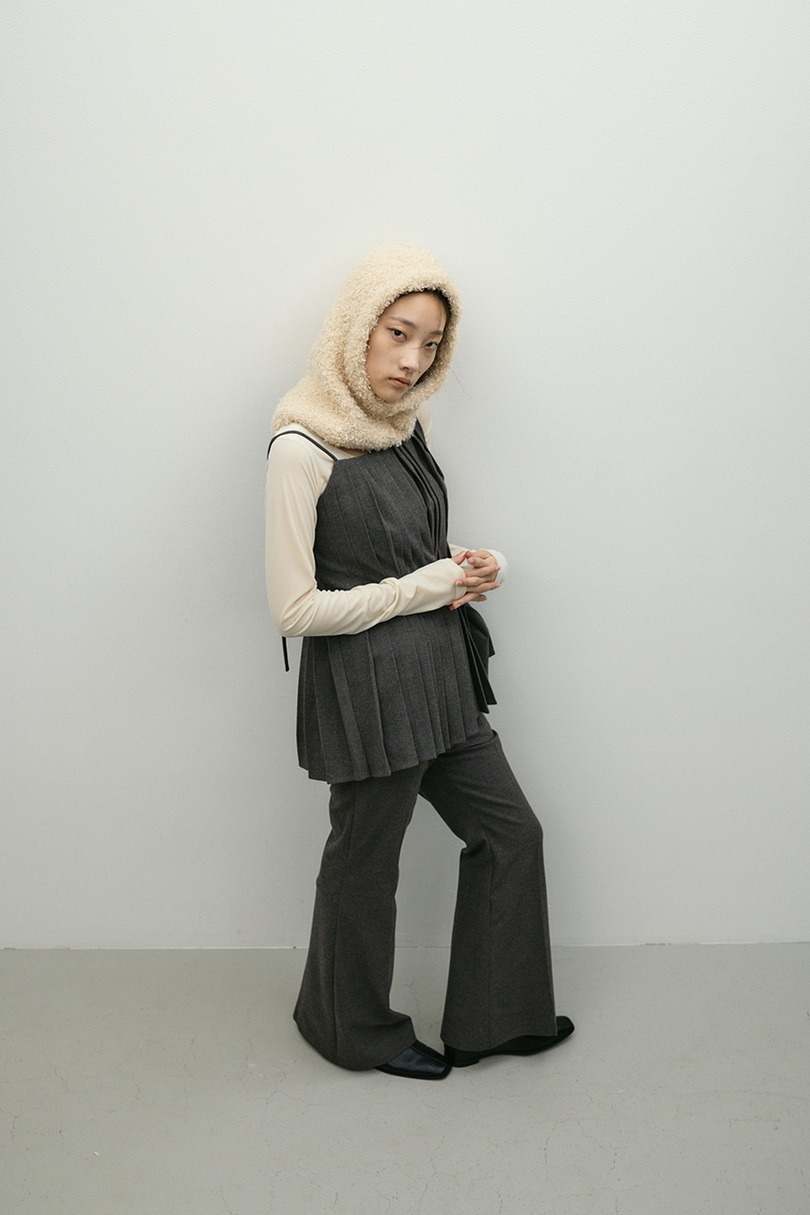 タッキングペプラムキャミ 詳細画像 GRY 3