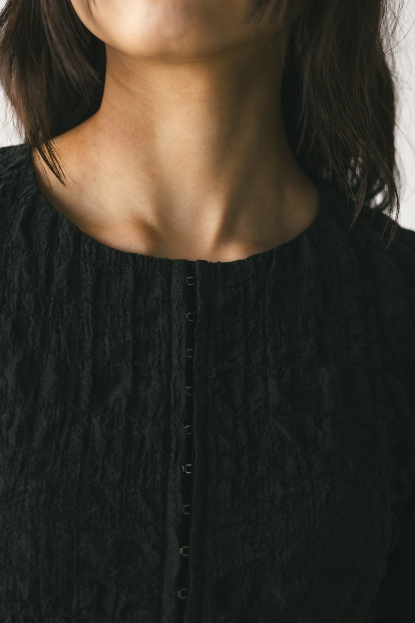 シャーリングコルセットトップ 詳細画像 BLK 6