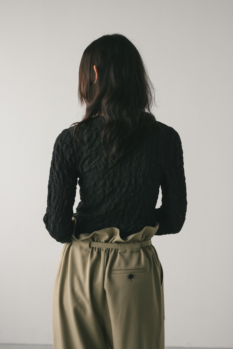 シャーリングコルセットトップ 詳細画像 BLK 7