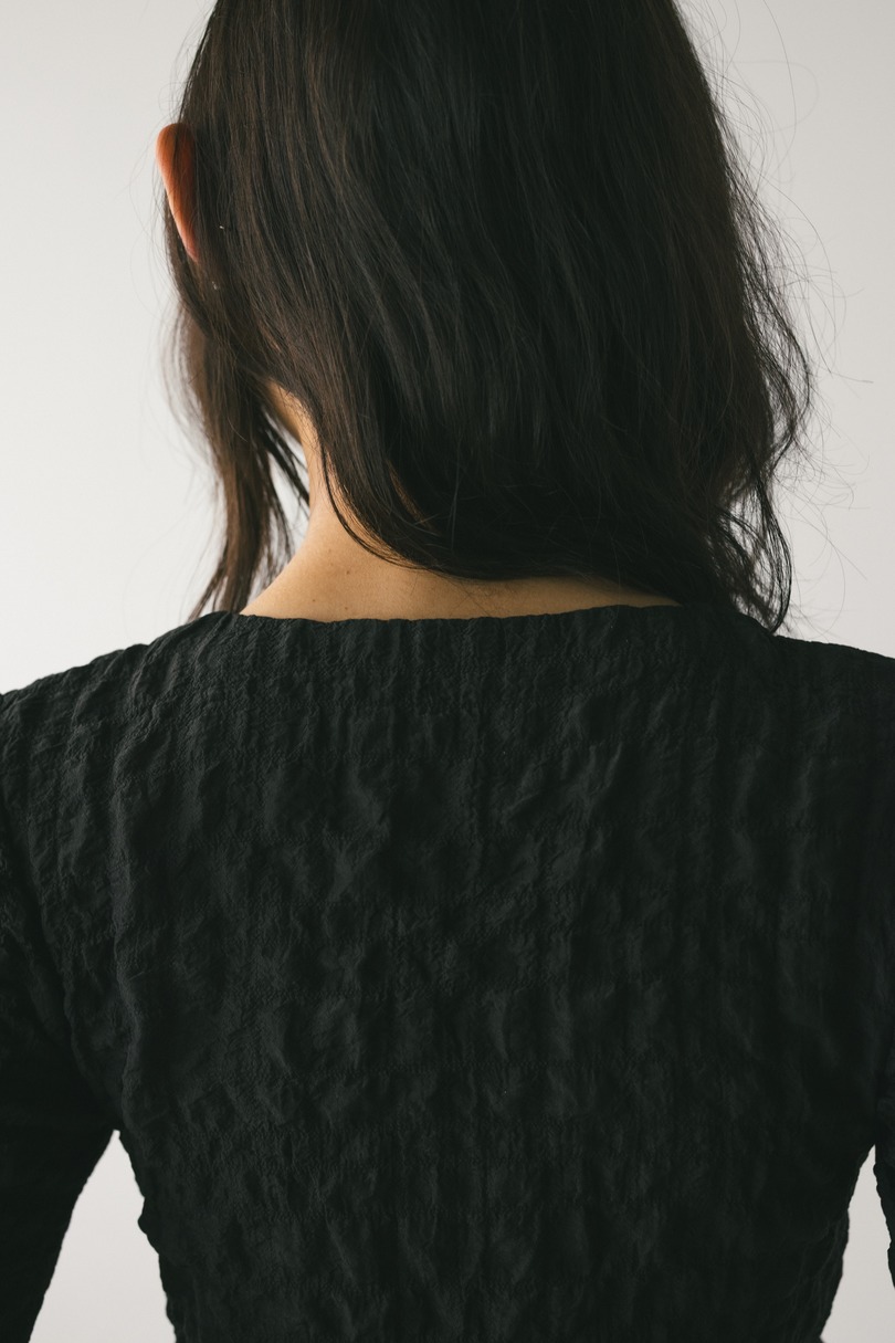 シャーリングコルセットトップ 詳細画像 BLK 8